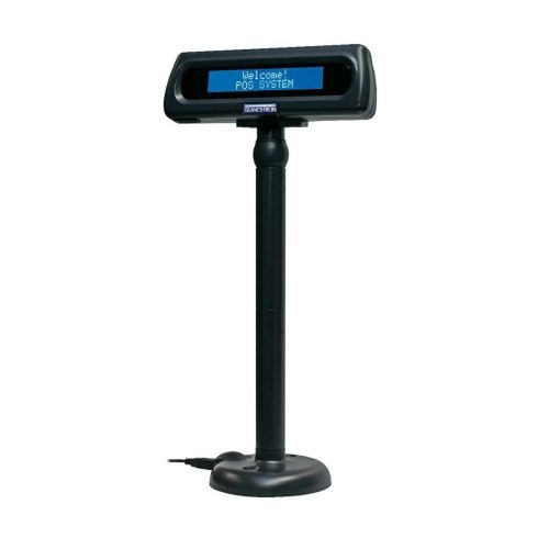 Afficheur client sur mât 2 lignes Glancentron 8035 USB noir