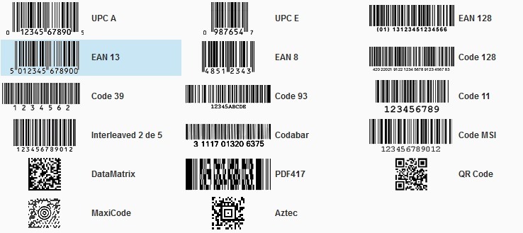 Étiquettes à code-barres, EAN, GTIN ou QR code